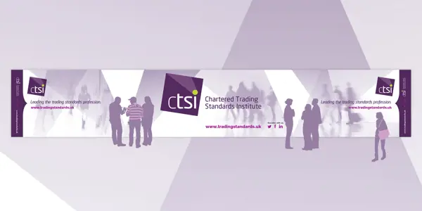 CTSI expo stand graphics